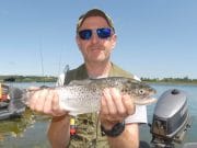 Monasterevin anglers enjoy a day on Owel Derek Gammell of Monasteravan with Owel trout