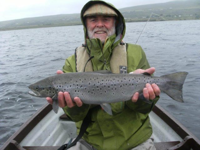Bill Hayes, caught and released a cracker of a 5 lbs. Sea Trout,