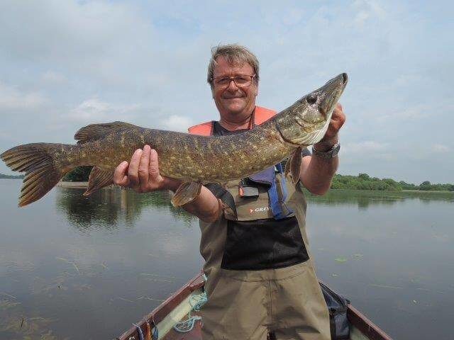 Jean- Pierre with a nice Pike