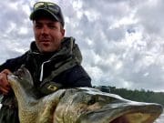 Lower Shannon producing good pike and coarse fishing recently Smile! A cracking pike shows its teeth for a client of angling guide Pierre Montjarret, who caught the fish in the Dromineer area of Lough Derg