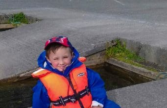 Five year old Harry O'Toole enjoyed a productive day with dad Harold, catching some lovely trout for dinner.