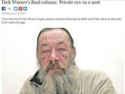 Dick Warner's final column: Private eye on a nest