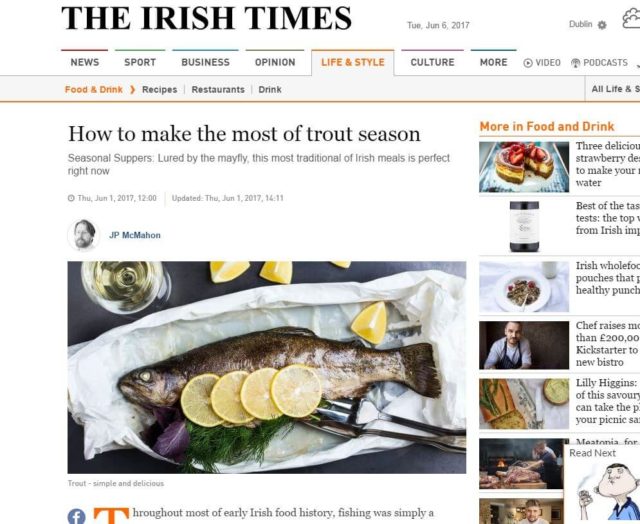 Irish Times 020617 How to make the most of trout season