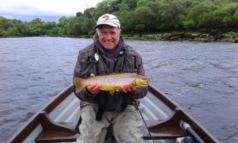 John Young with a nice 3lbs Mask trout, May 2017