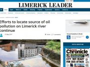 Efforts to locate source of oil pollution on Limerick river continue, Limerick Leader Efforts to locate source of oil pollution on Limerick river continue