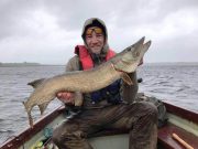 Dutch visitors enjoy nice pike fishing in Longford A fine 106cm pike for Dutch visitor Tony, who stayed at Melview Fishing Lodge
