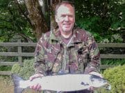Where there's a Will, there's a salmon… Will Wright with his 7.5lbs Erriff salmon