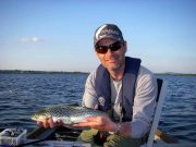 Super hatches but May trout hard earned on Sheelin Shane O’Reilly, Dublin in the mid day heat on Lough Sheelin