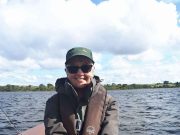 Angling on mayfly and sedges improves on Lough Corrib Elaine Stone from Leeds with her three pound catch on Lough Corrib.