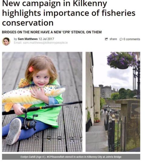 New campaign in Kilkenny highlights importance of fisheries conservation