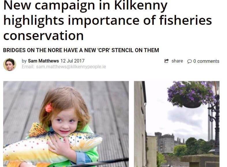 New campaign in Kilkenny highlights importance of fisheries conservation
