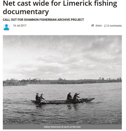 Net cast wide for Limerick fishing documentary