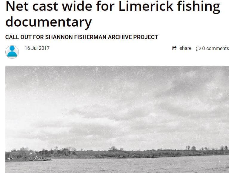 Net cast wide for Limerick fishing documentary