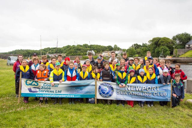 NSAC170702-AYC_3617 All 42 junior anglers who participated in the competition.