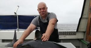Fishing on board Tigger in July