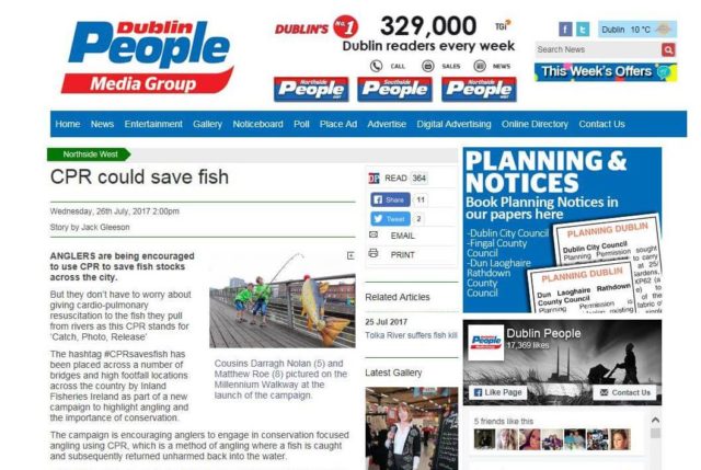 CPR could save fish - Dublin People