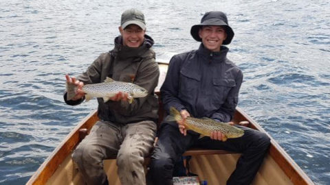 Happy French anglers (guided by Christopher Defillon)