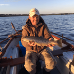 Gary McKiernan with his evening trout