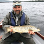 Enrico Fantasia, Dublin with his 61cm trout (www.loughsheelinguidingservices.com)