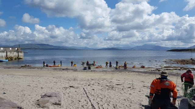 Kayak anglers