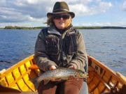 Mixed reports from Corrib as late season conditions prove fickle Sue Wherry with a late season Corrib brownie