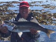 Welsh visitors get the tides right for Wexford bass A fine Wexford bass caught by one of a party of Welsh anglers on their annual visit