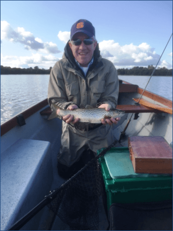 Danny O'Keefe, Mullingar with his trout caught at Orangefield on a red tailed Peter
