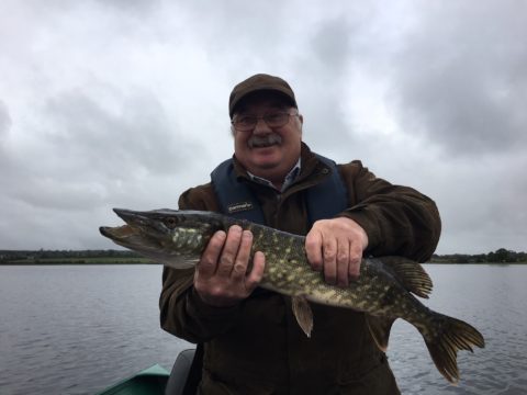 David Byrne with his Toby caught Pike