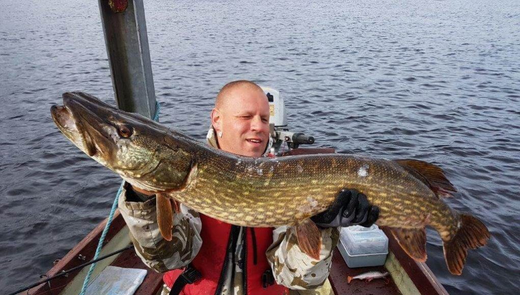 Rene Bieniek with a cracker of 106 cm