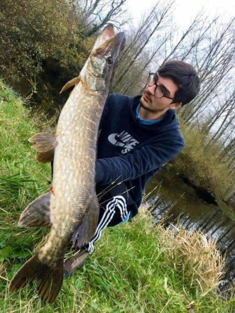 Baptiste with a nice Pike