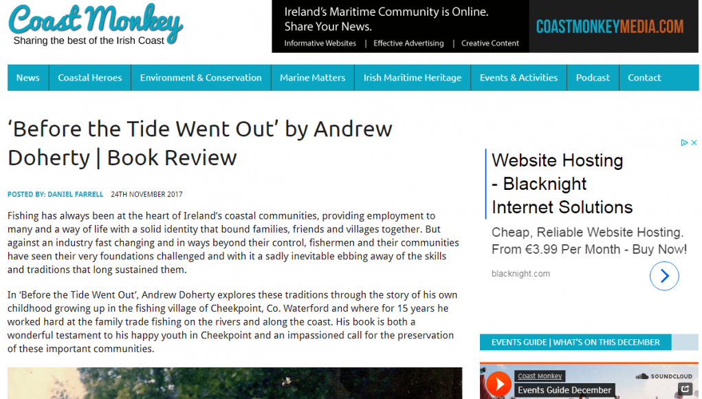 ‘Before the Tide Went Out’ by Andrew Doherty | Book Review