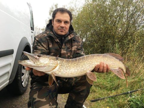 David with his first Pike of the week