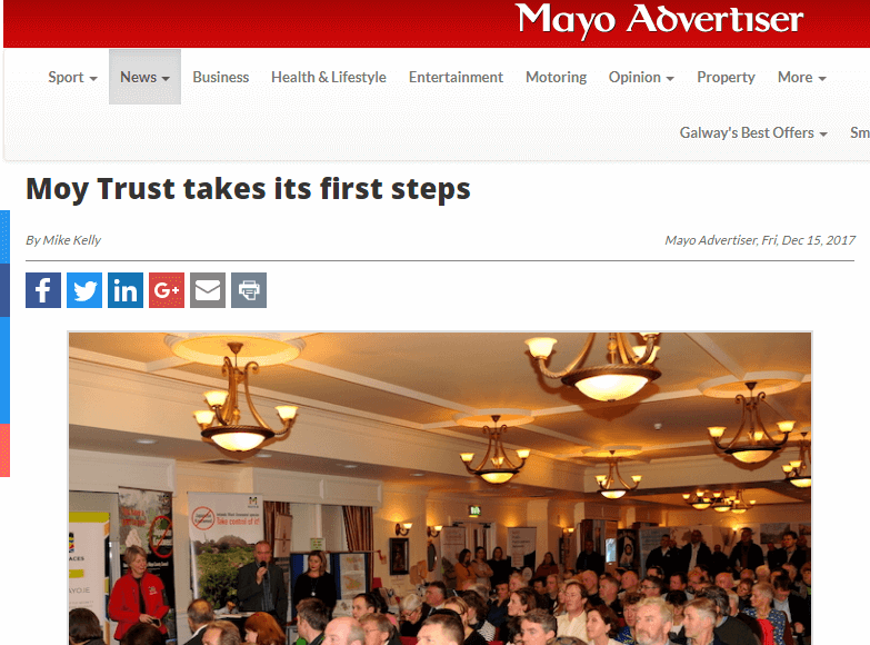 Mayo Advertiser - Moy Trust Image of article