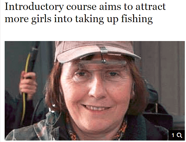 Introductory course aims to attract more girls into taking up fishing