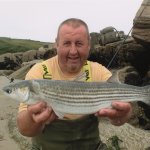 Ian Mulligan form Dublin with his record breaking Rosscarbery Mullet