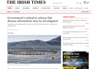 Government’s refusal to release fish disease information may be investigated, Irish Times Government’s refusal to release fish disease information may be investigated