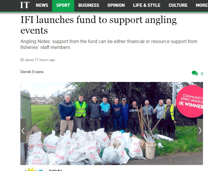 IFI launches fund to support angling events