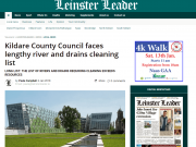 Kildare County Council faces lengthy river and drains cleaning list, Leinster Leader https://www.leinsterleader.ie/news/local-news/290072/kildare-county-council-faces-lengthy-river-and-drains-cleaning-list.html