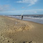 On the beach