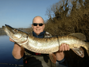 Not easy but a couple of doubles for pike anglers in east Clare pike