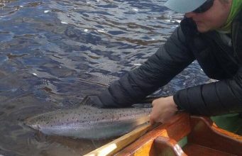 Lough Beltra gets its first salmon of the year