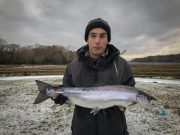 Emma leaves little mark on the Drowes, 1 salmon caught salmon