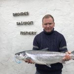 Stephen Smyth reported a 10lb salmon caught from Lennox’s