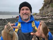 Good fishing at Ballyhack for Menapia Sea Anglers dabs