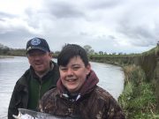 Lovely fly water on the Feale and a few fish caught Spring salmon