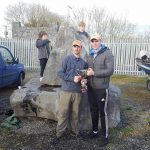 Anthony Trill receives Denis O’Keeffe Cup from Jack Egan