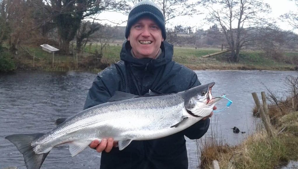 Michael Kruse with a lovely 11.5lbs salmon