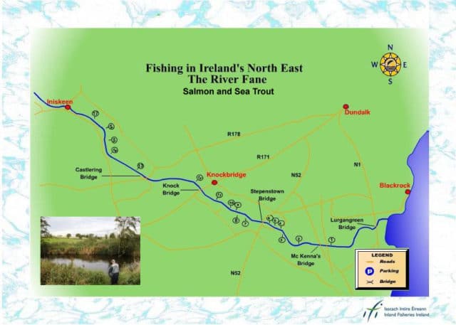 Map of river Fane