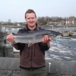 Fergal Cormican First Galway Salmon 2018