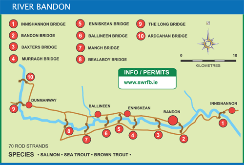 Map of River Bandon